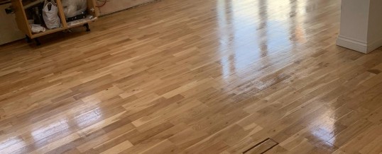 Sand and Seal of existing wood flooring – Sutton Coldfield